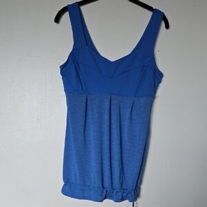 Lululemon Athletica Vibrant Blue Tank Top
